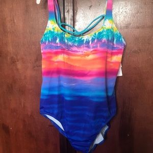 NWT Beach Betty Miracle Brands/Tummy Control sz XL